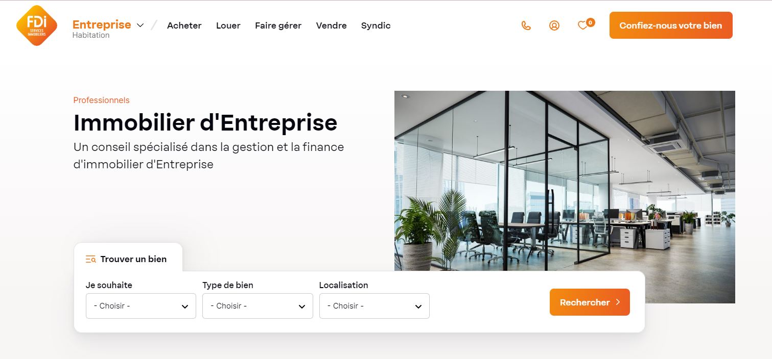 Site entreprise